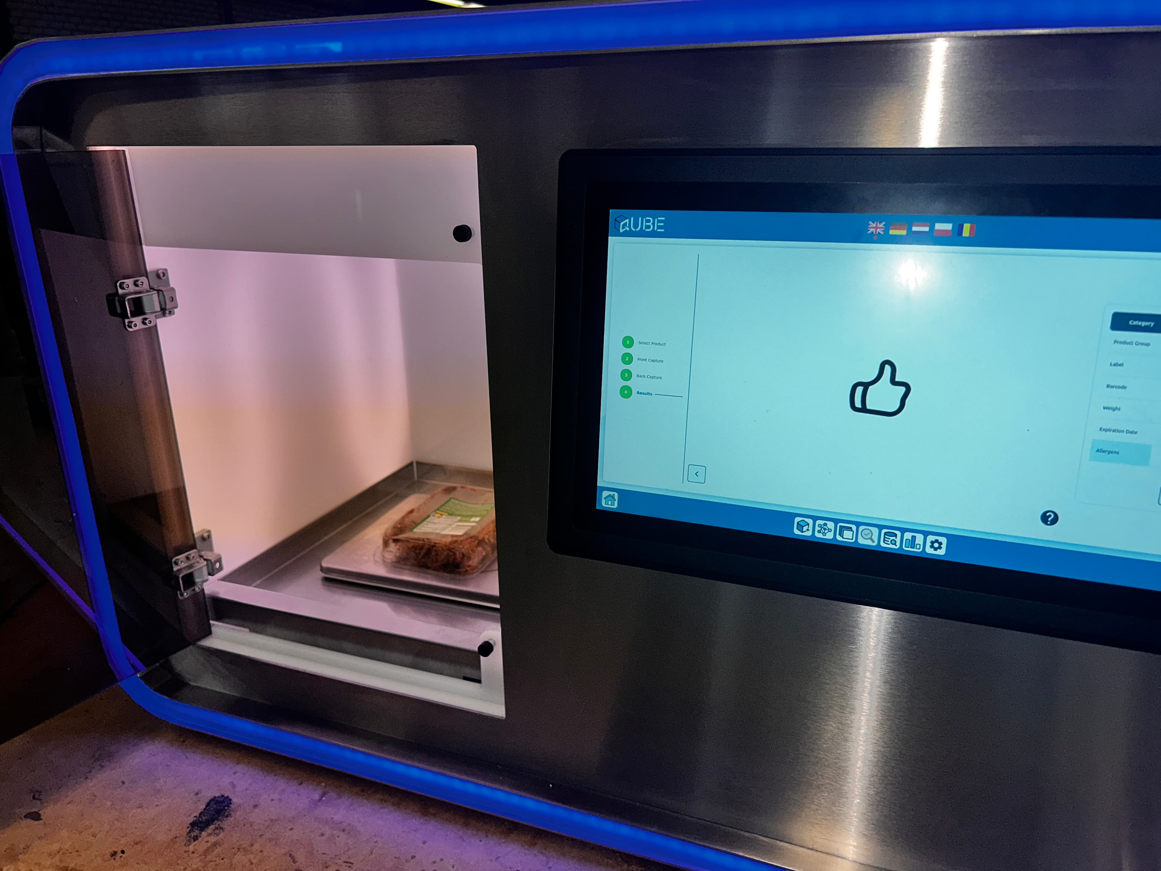 Focused team presenting in front of a whiteboard